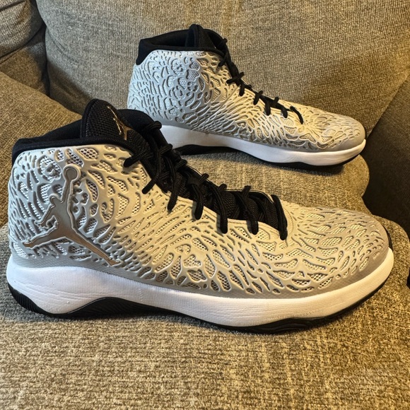 Jordan Other - Jordan Ultra Fly Metallic Copper Coin Size 13 Basketball Shoe Black and White